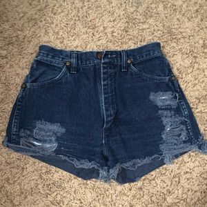 Wrangler high waisted shorts